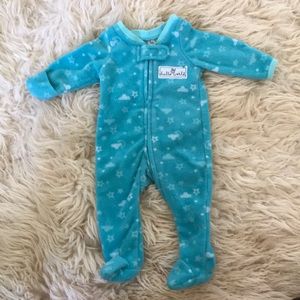 Newborn fleece sleeper